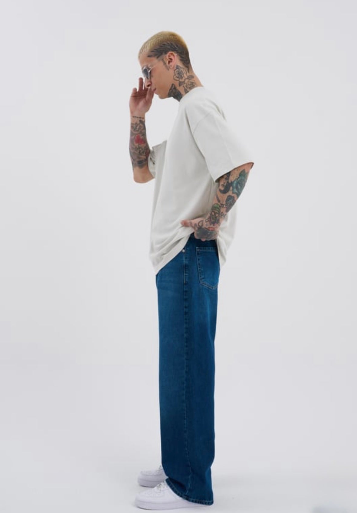 Royal Indigo Wide-Leg Jeans – BillionaireZ Originals
