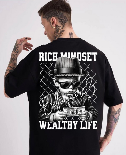 Rich Mindset Tee – BillionaireZ Hustle Edition
