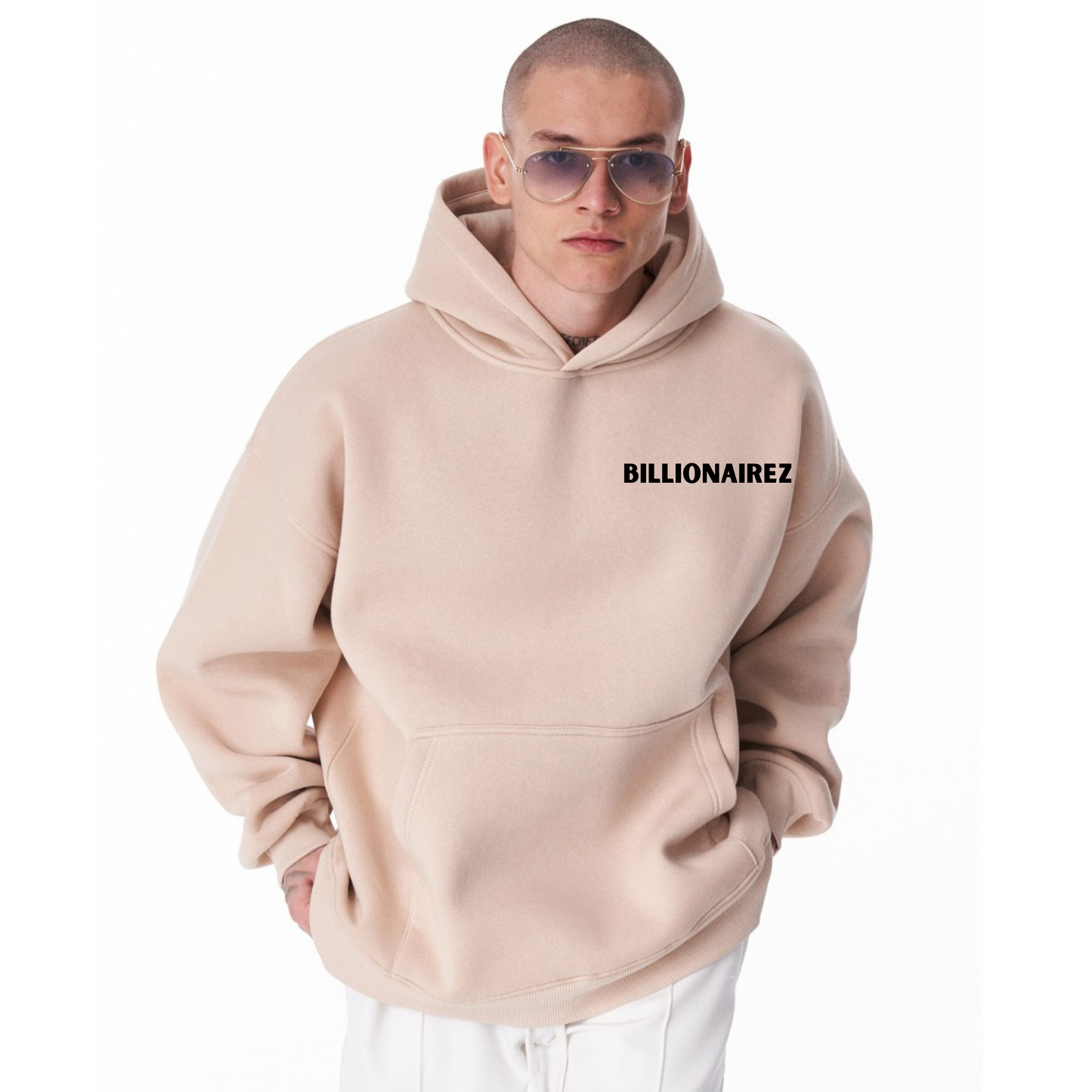 All We Need Is Money – Oversized Hoodie (Beige)