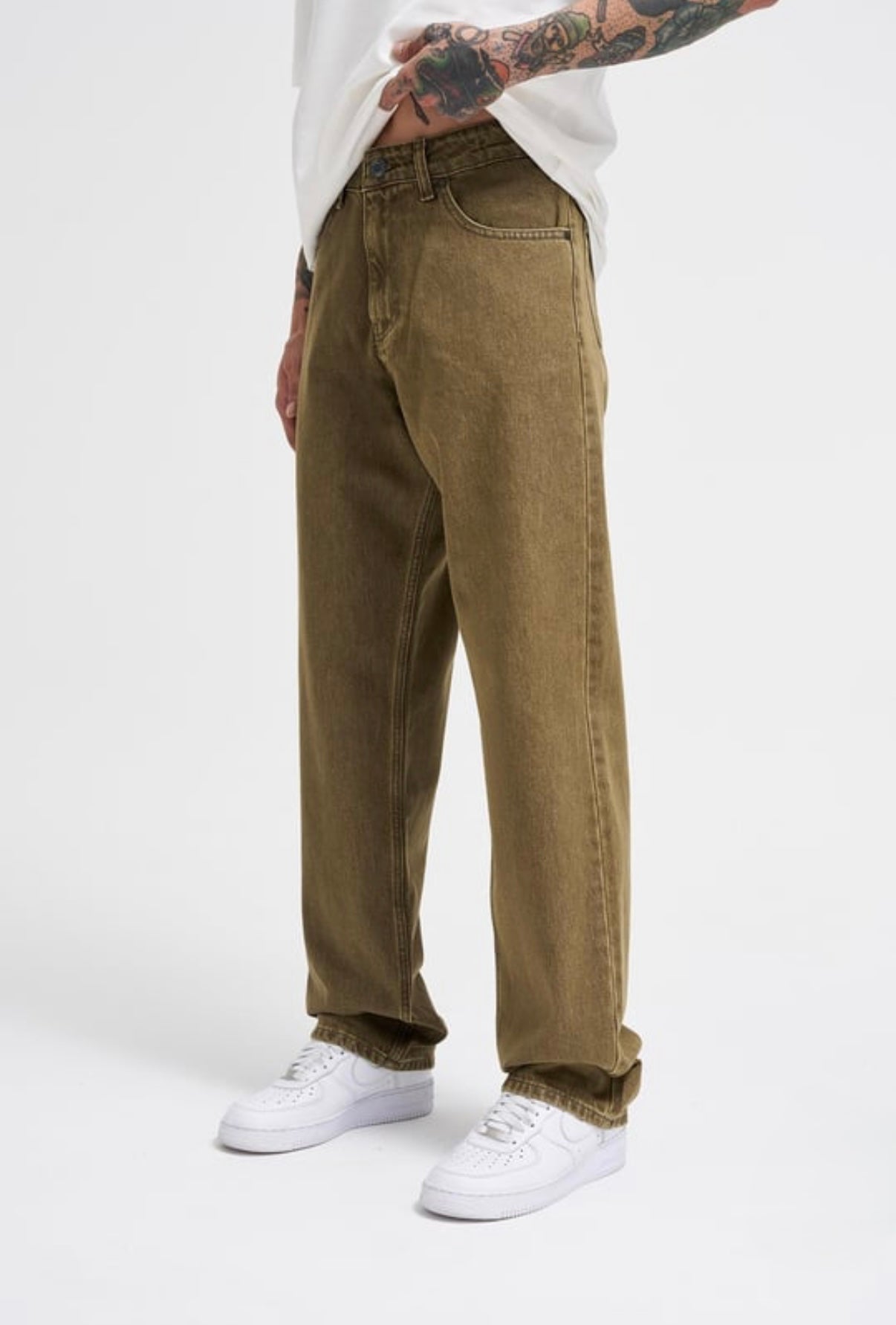 Earth-Tone Luxe Denim – BillionaireZ Edition