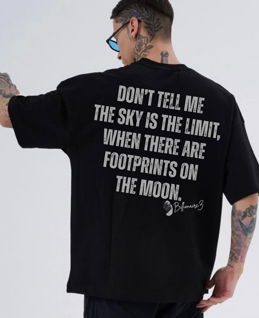 “Beyond Limits” Oversized Graphic Tee – BillionaireZ