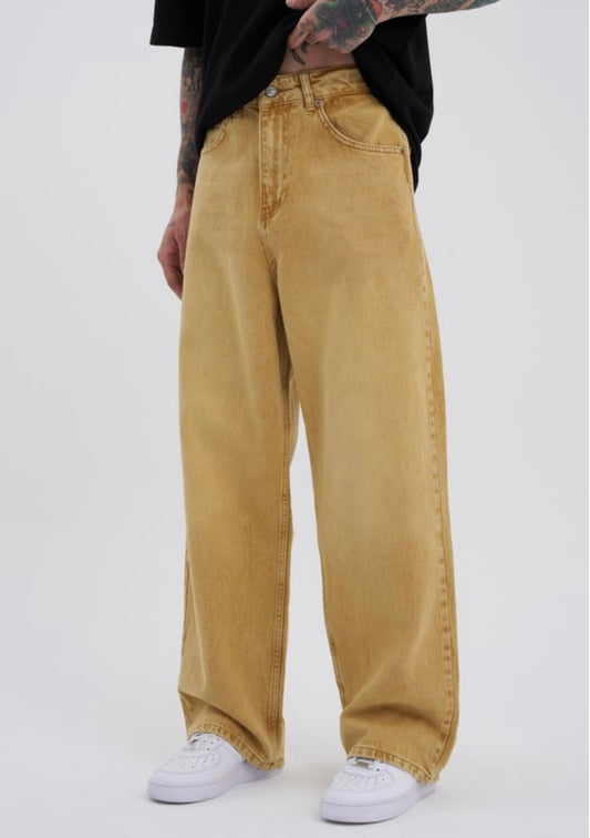 Golden Drift Oversized Denim – BillionaireZ Originals