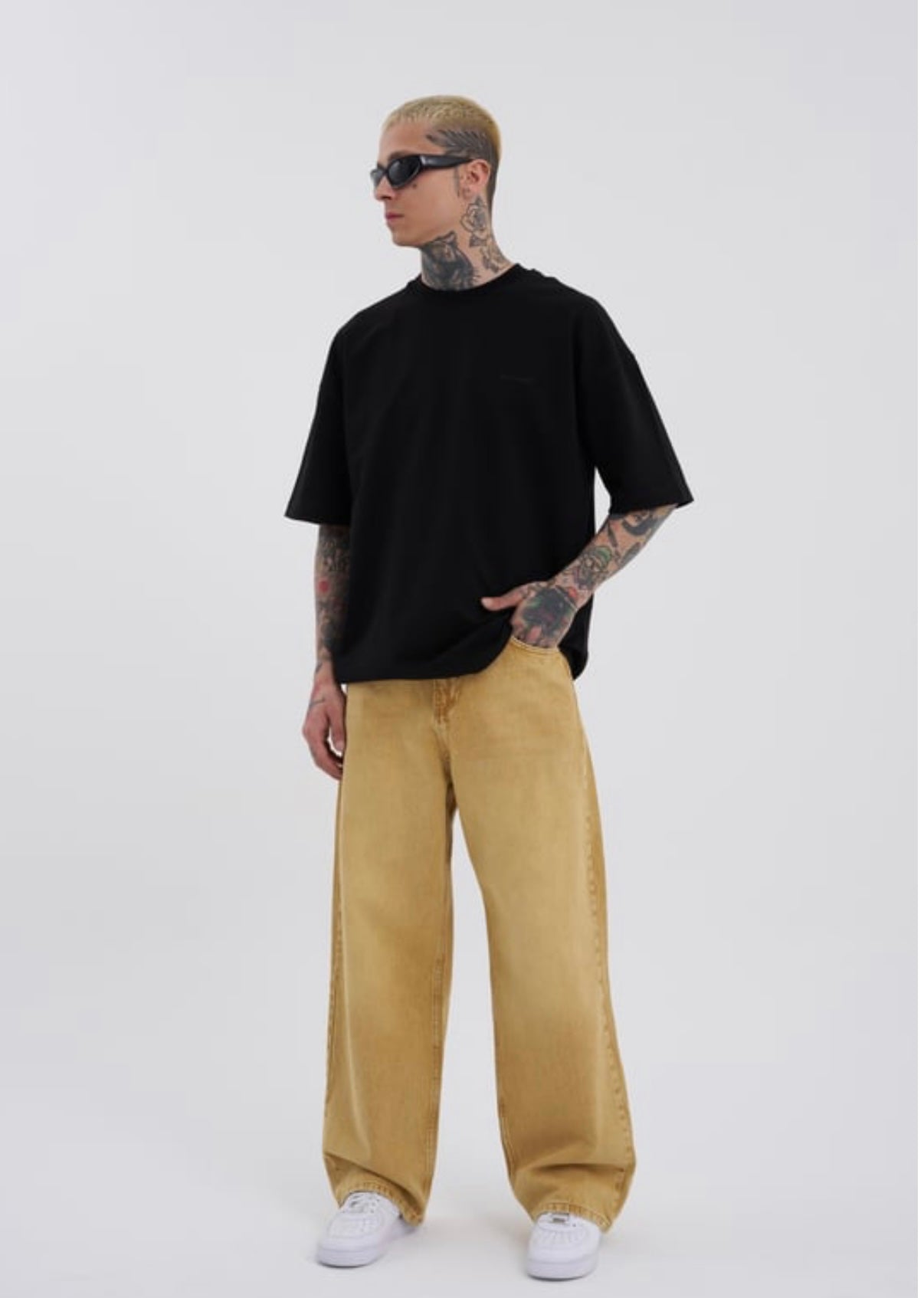 Golden Drift Oversized Denim – BillionaireZ Originals