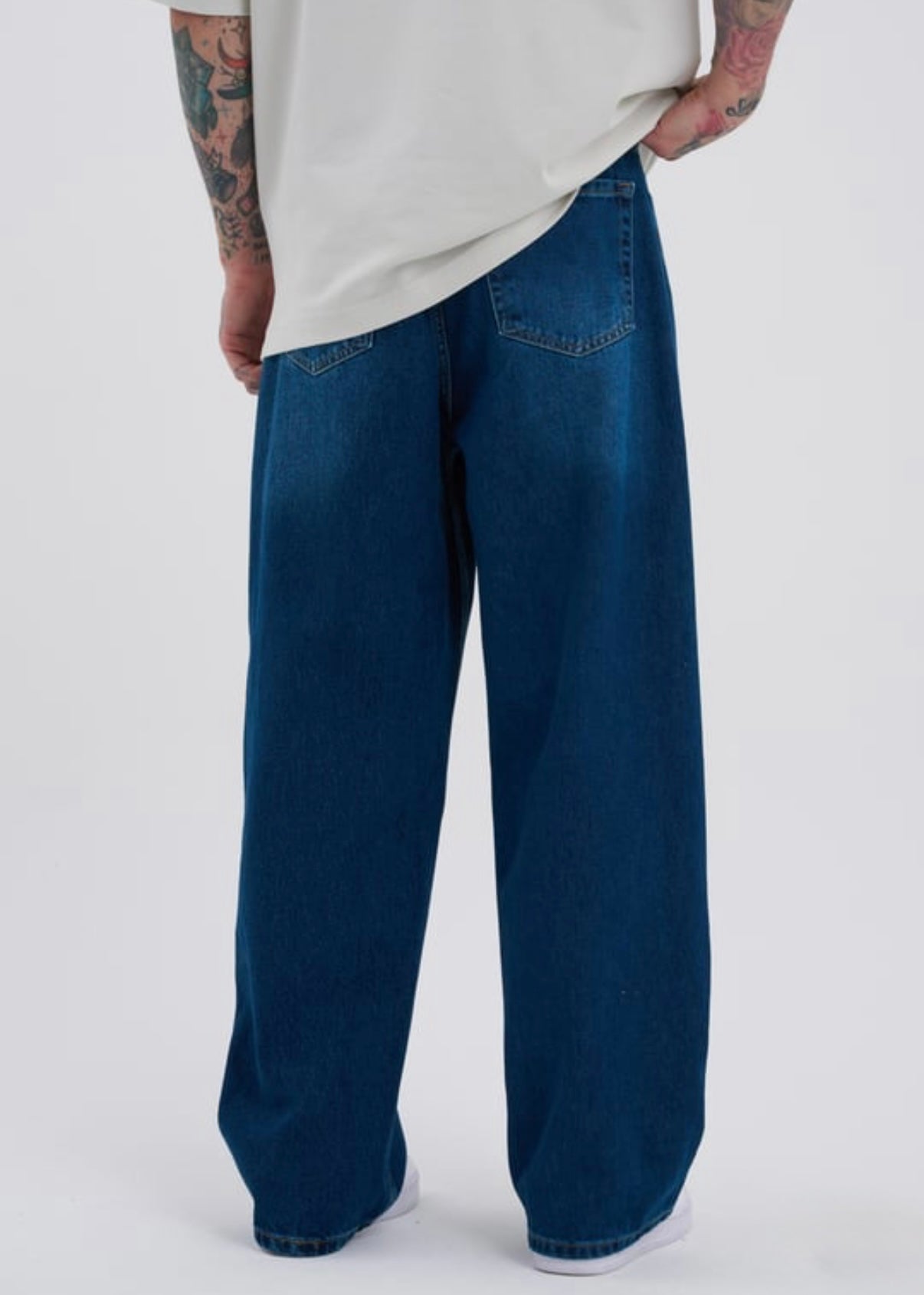 Royal Indigo Wide-Leg Jeans – BillionaireZ Originals