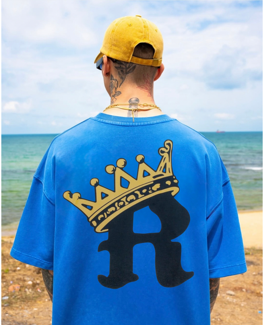 Crowned Royals” Oversized Tee – BillionaireZ Edition
