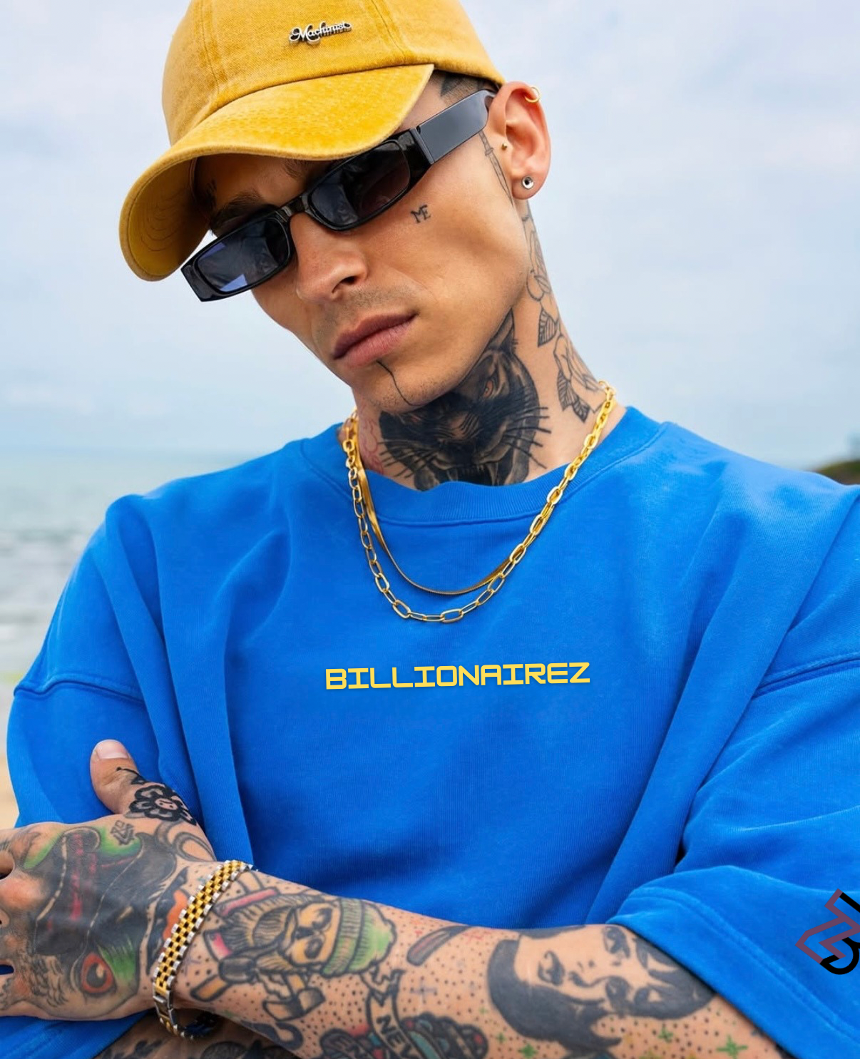 Crowned Royals” Oversized Tee – BillionaireZ Edition