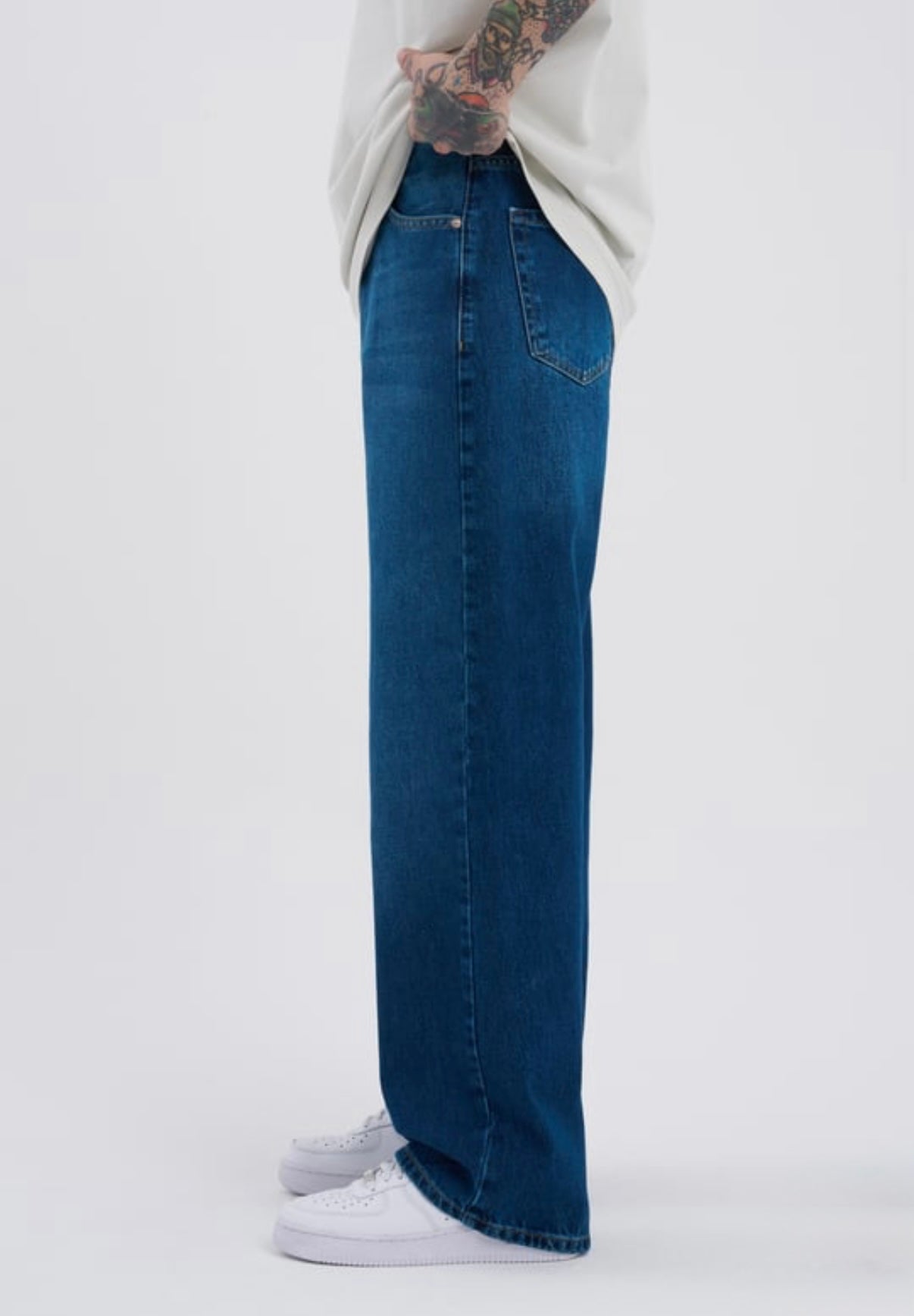 Royal Indigo Wide-Leg Jeans – BillionaireZ Originals