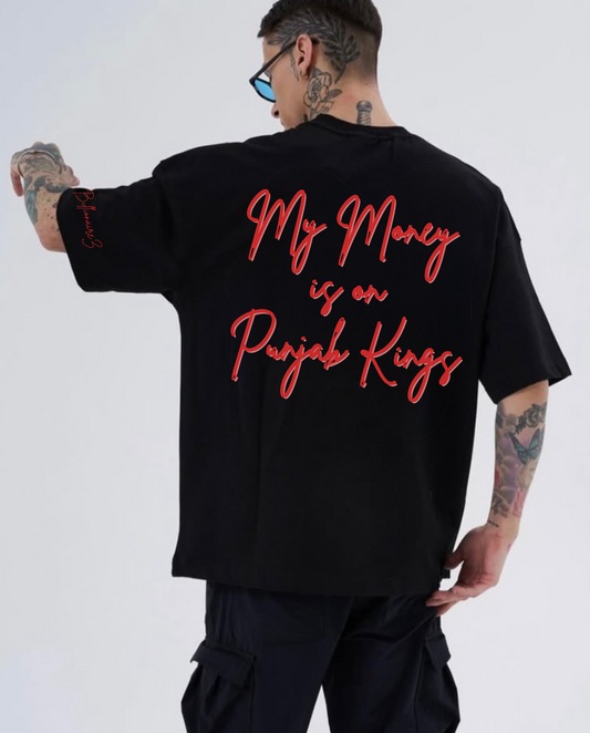 “My Money is on PBKS” Oversized T-Shirt – BillionaireZ Kings Edition