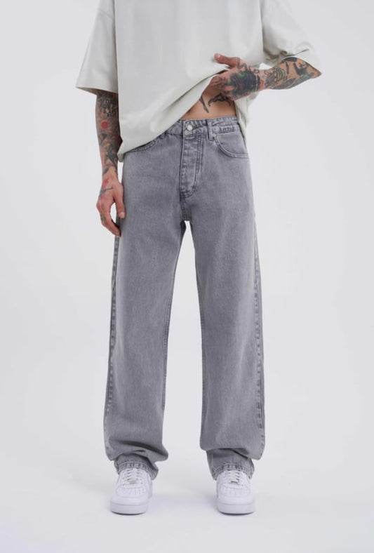 Stone Fade Straight-Fit Jeans – BillionaireZ Core Drop