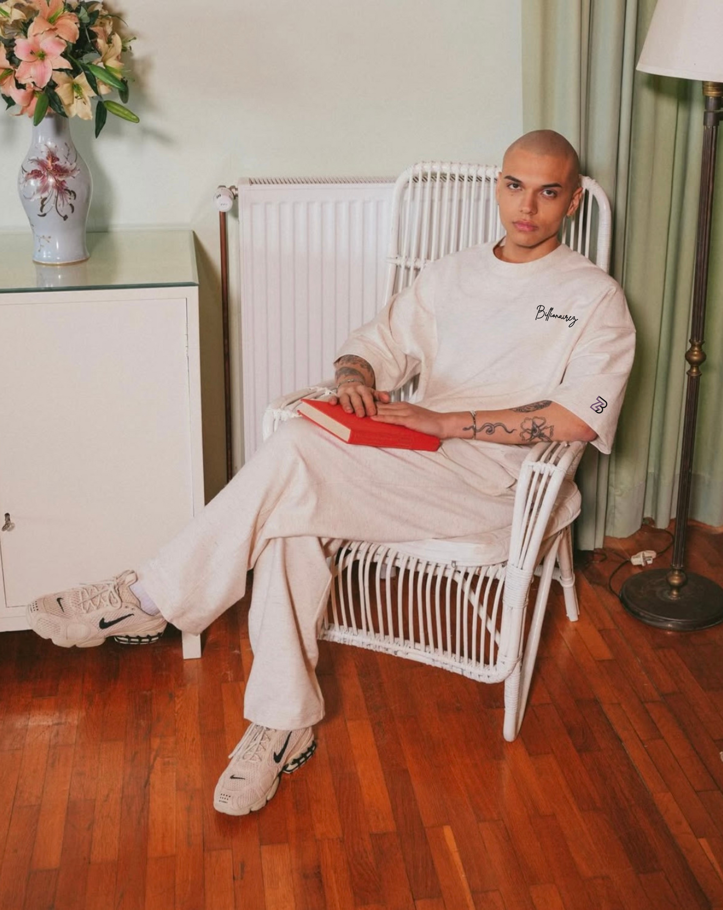 BillionaireZ Signature Oversized Tee- White