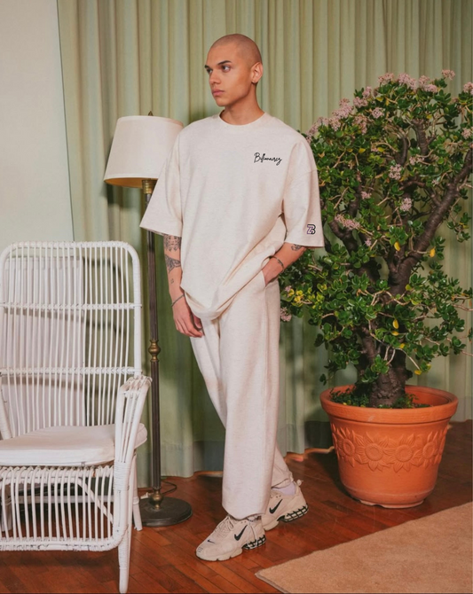 BillionaireZ Signature Oversized Tee- White