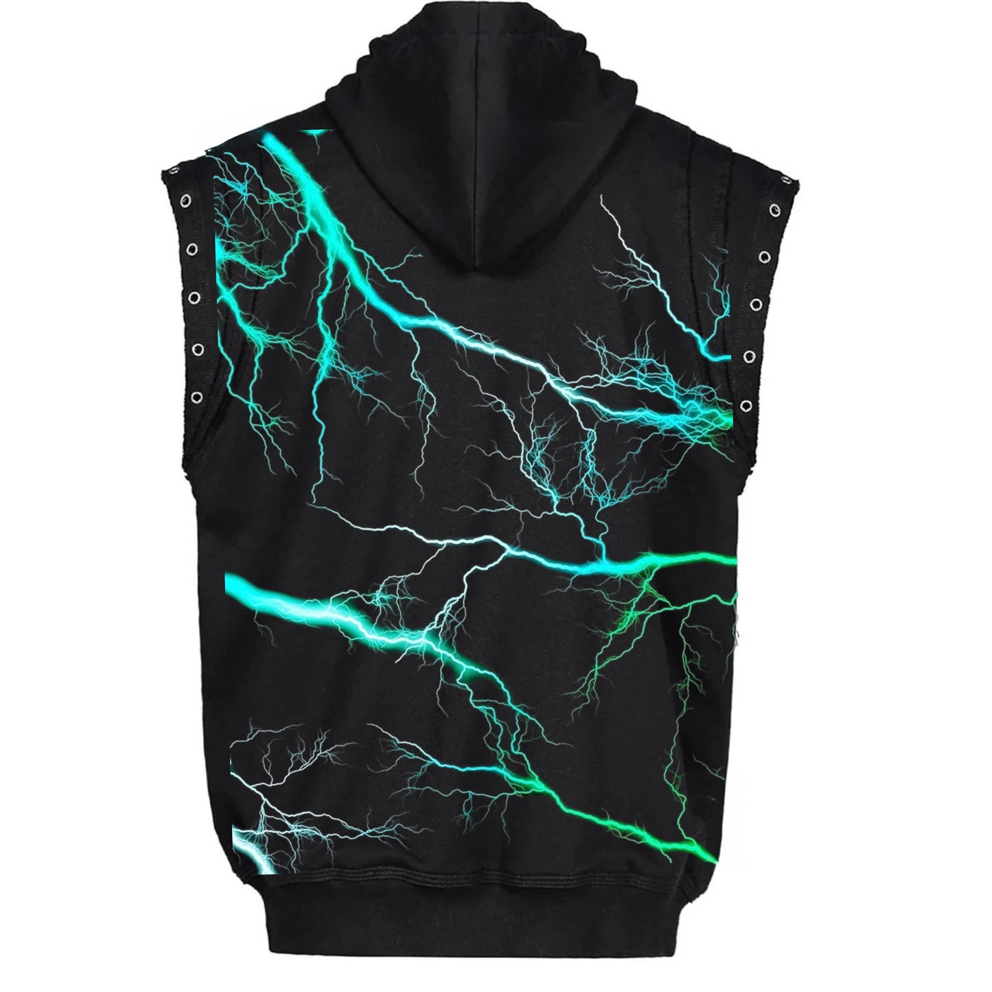 Electric Surge Hoodie – Black Volt