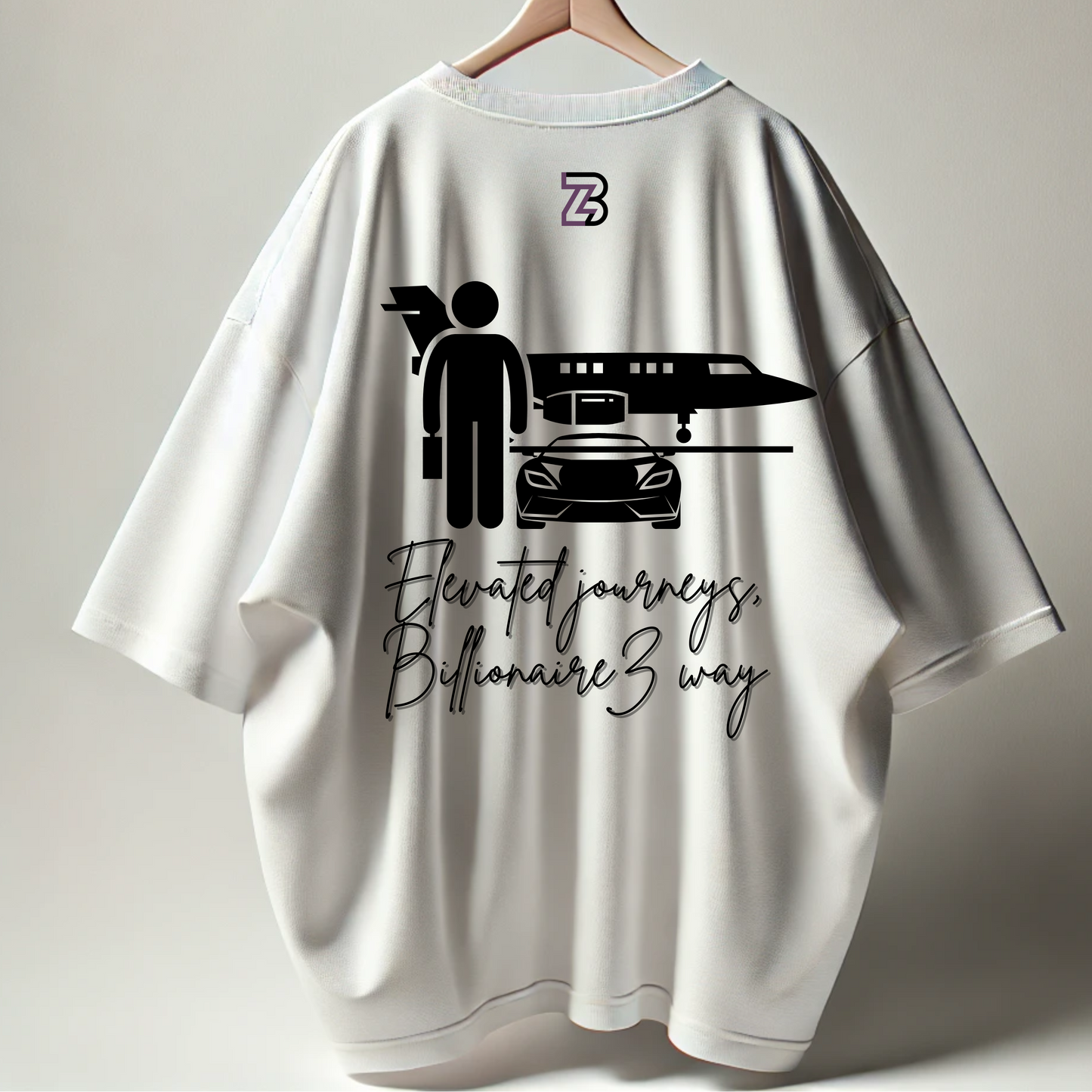 Jet Setter Oversized Tee – Billionairez Vibe