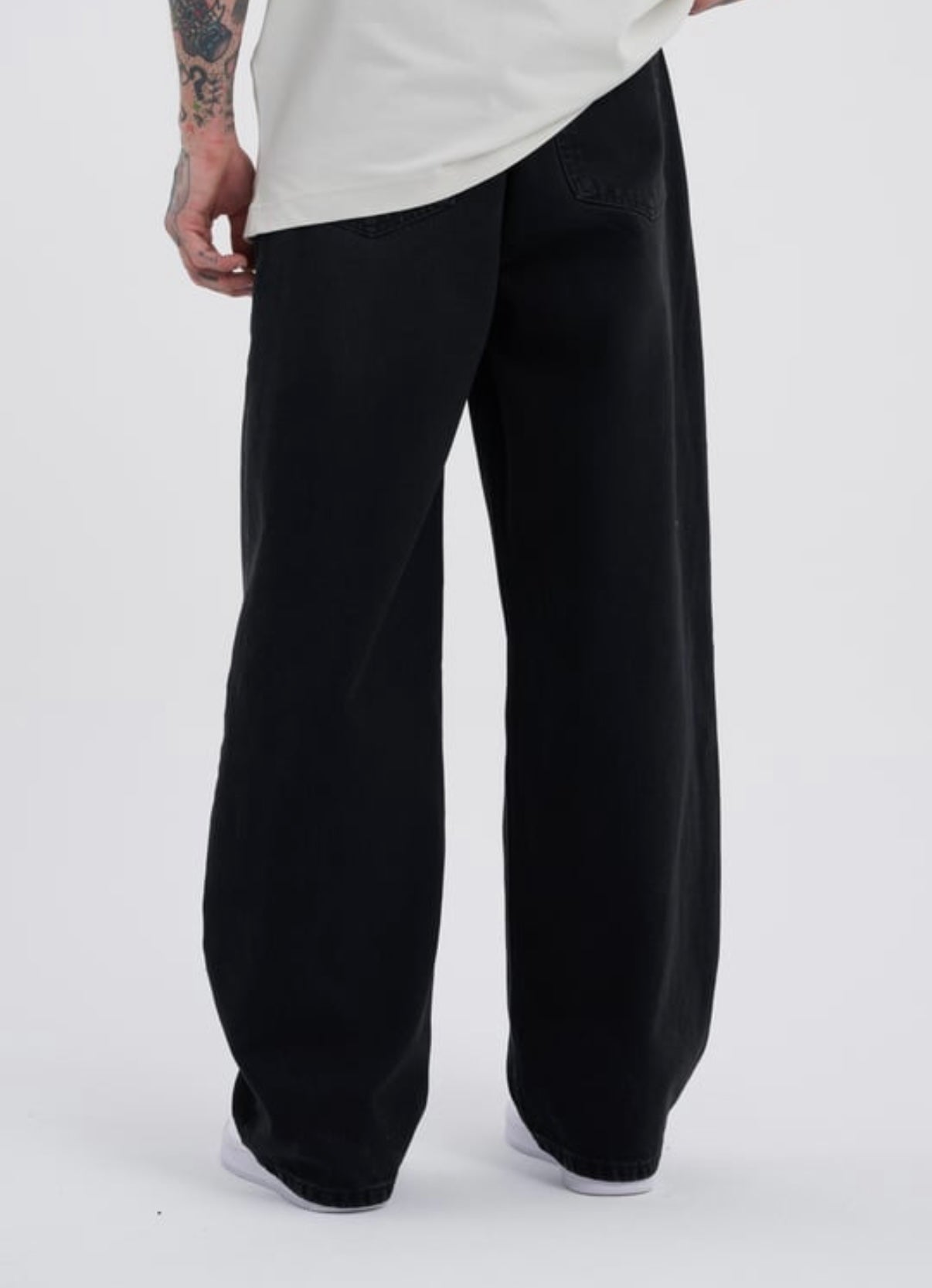 Noir Code Oversized Denim – BillionaireZ Blackout Edition