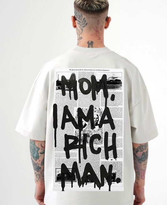 Mom, I’m a Rich Man Tee – BillionaireZ Statement Drop