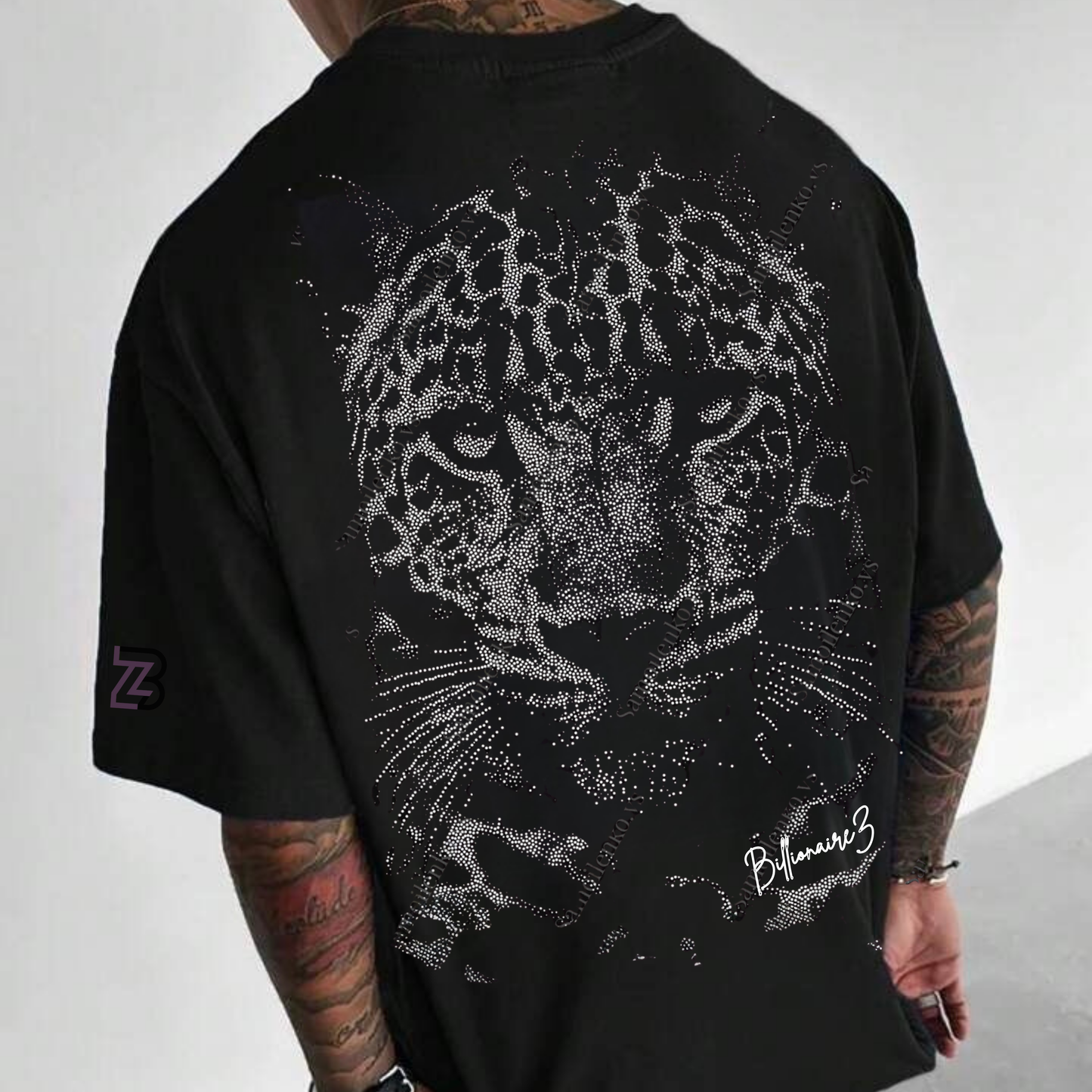 BillionaireZ “Shadow Stare” Oversized T-Shirt