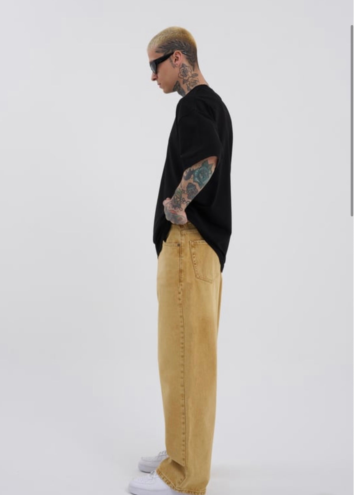 Golden Drift Oversized Denim – BillionaireZ Originals