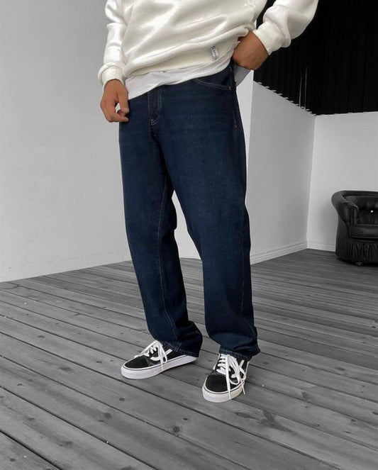 BillionaireZ Midnight Indigo Straight-Fit Jeans