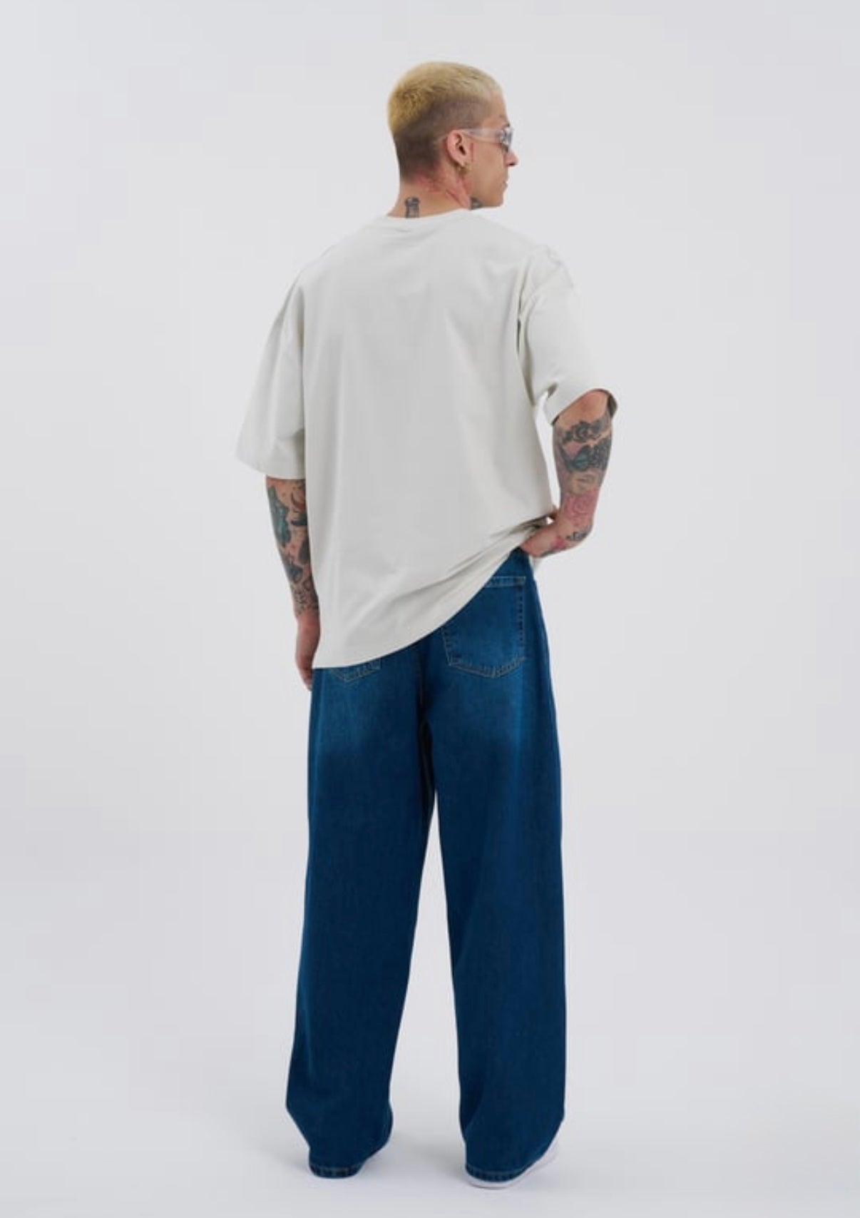 Royal Indigo Wide-Leg Jeans – BillionaireZ Originals