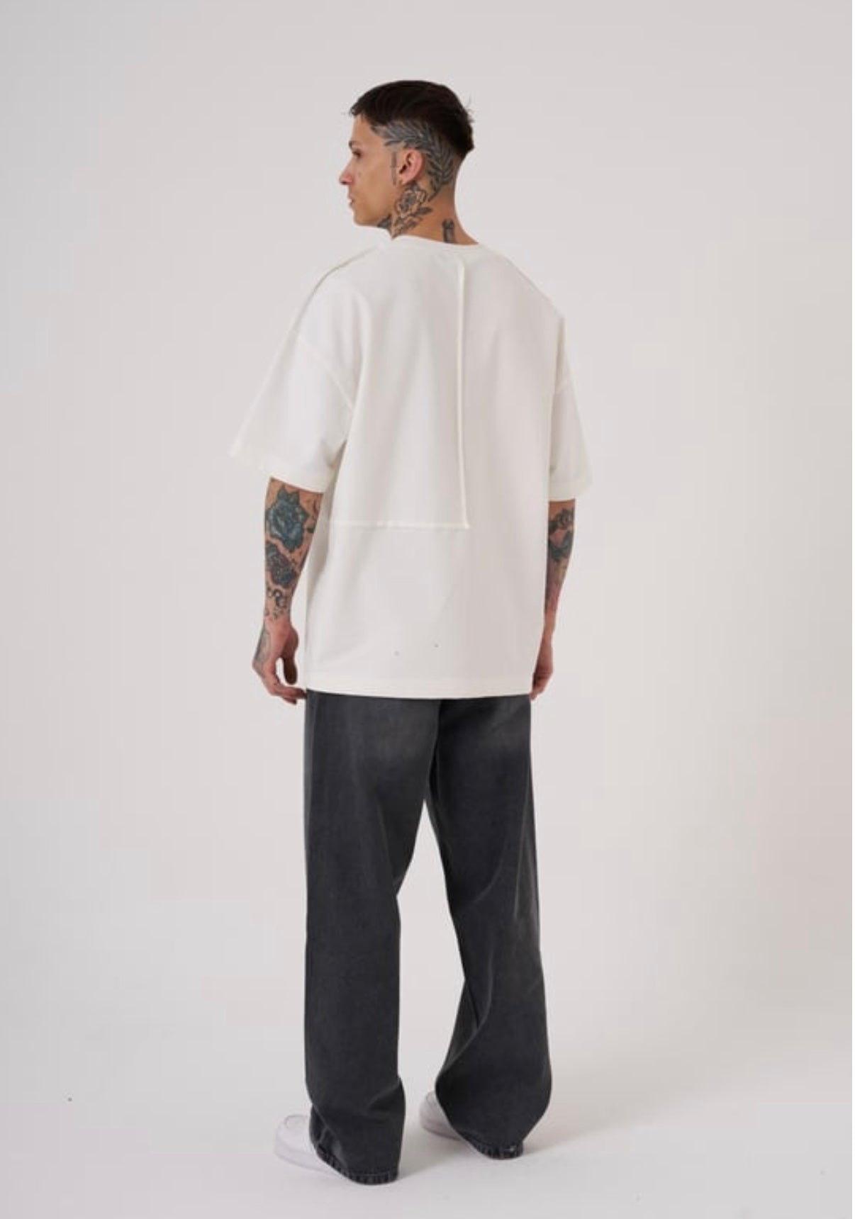 Charcoal Fade Oversized Denim – BillionaireZ Signature Drop