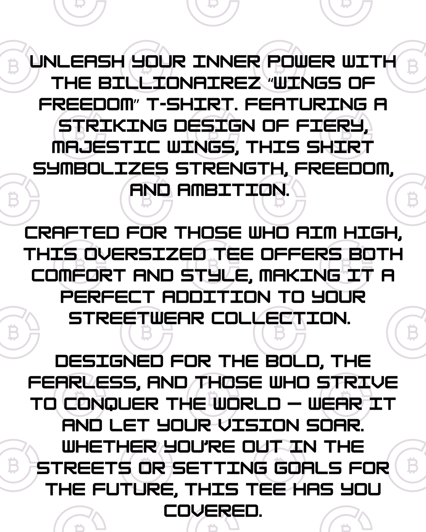 BillionaireZ “Wings of Freedom” T-shirt
