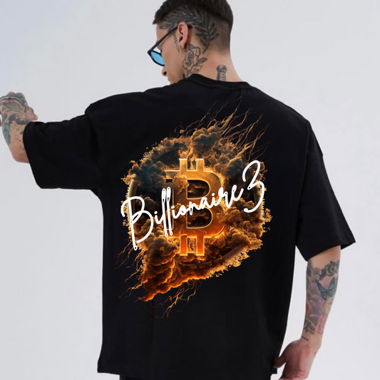Billionairez “Crypto Blaze” Oversized Tee