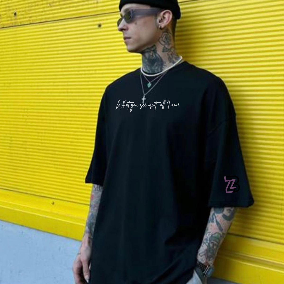 BillionaireZ “Shadow Stare” Oversized T-Shirt