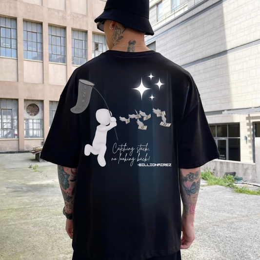 “Stack Runner” Oversized Tee – BillionaireZ Edition