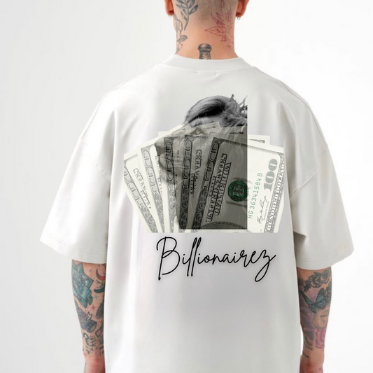 BillionaireZ “Stacked Rich” Oversized Tee