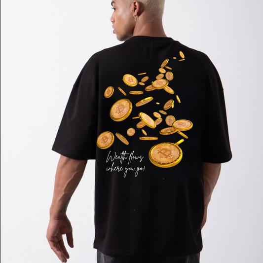 BillionaireZ Wealth Flow Oversized T-shirt