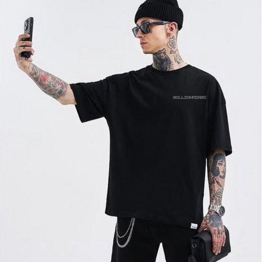 BillionaireZ Supreme Oversized T-Shirt – Onyx Black