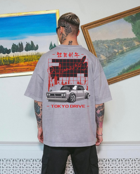 Tokyo Drive Oversized Tee – BillionaireZ Edition