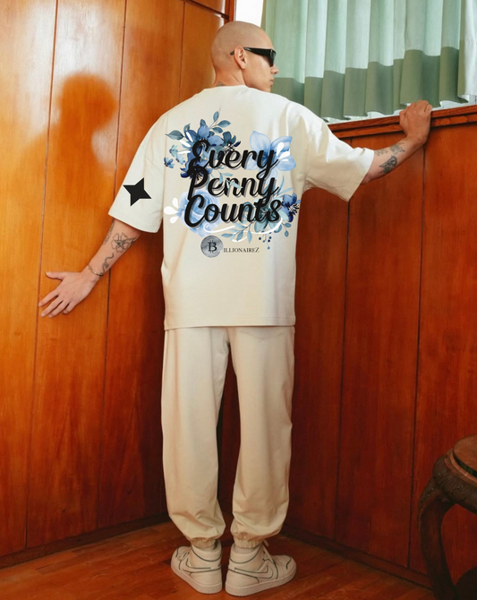 Billionairez Every Penny Counts Oversized Tee
