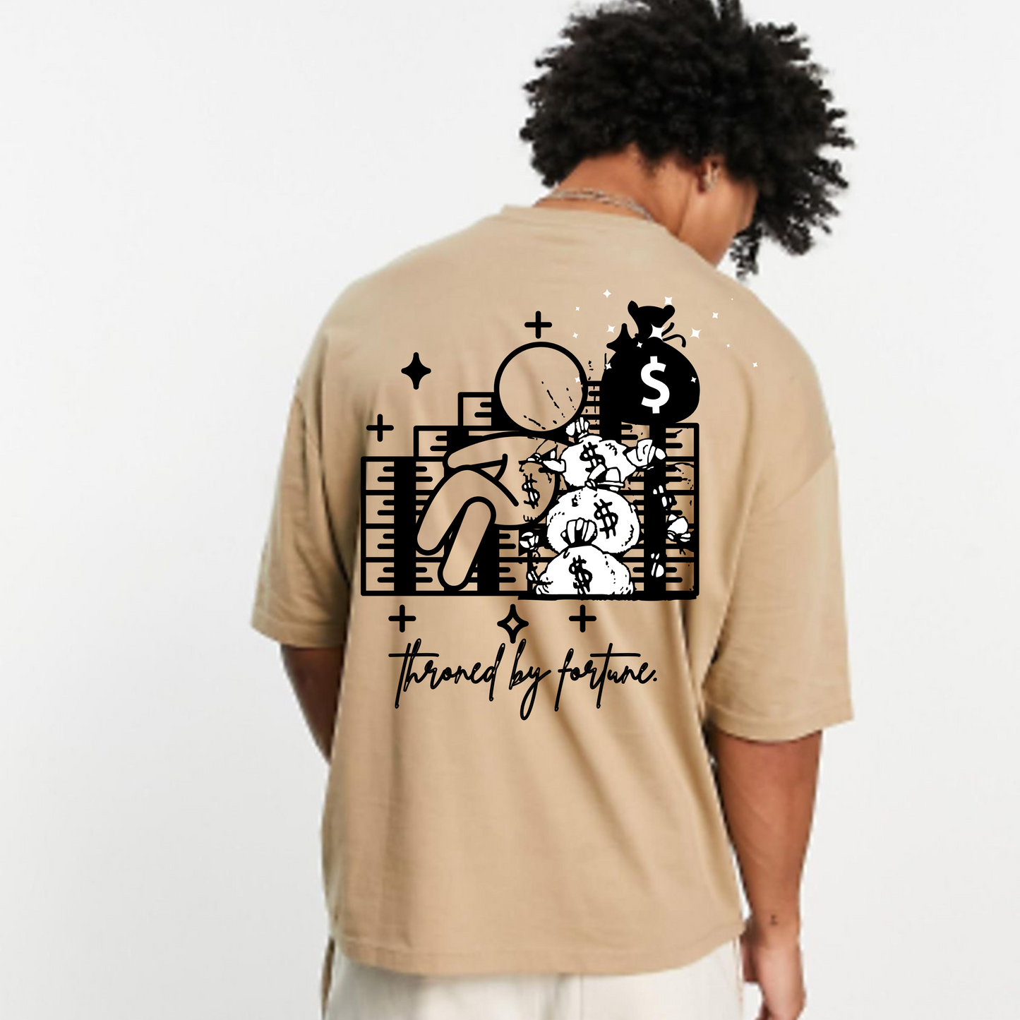 BillionaireZ ‘Throned by Fortune’ Oversized Tee