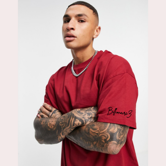 BillionaireZ Supreme Oversized T-Shirt – Red
