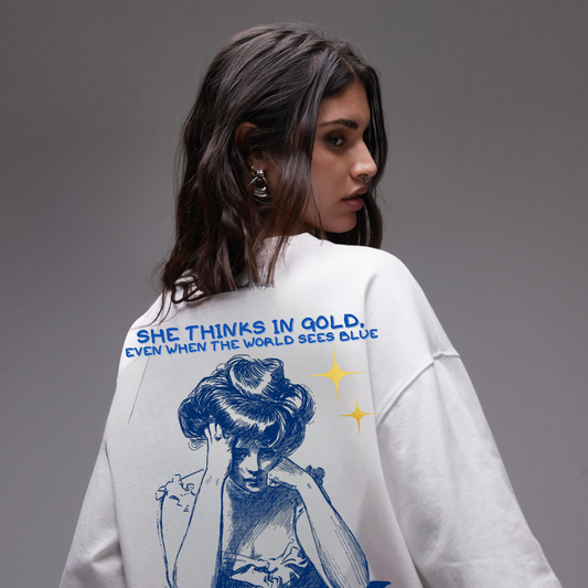 BillionaireZ Golden Vision Oversized Tshirt