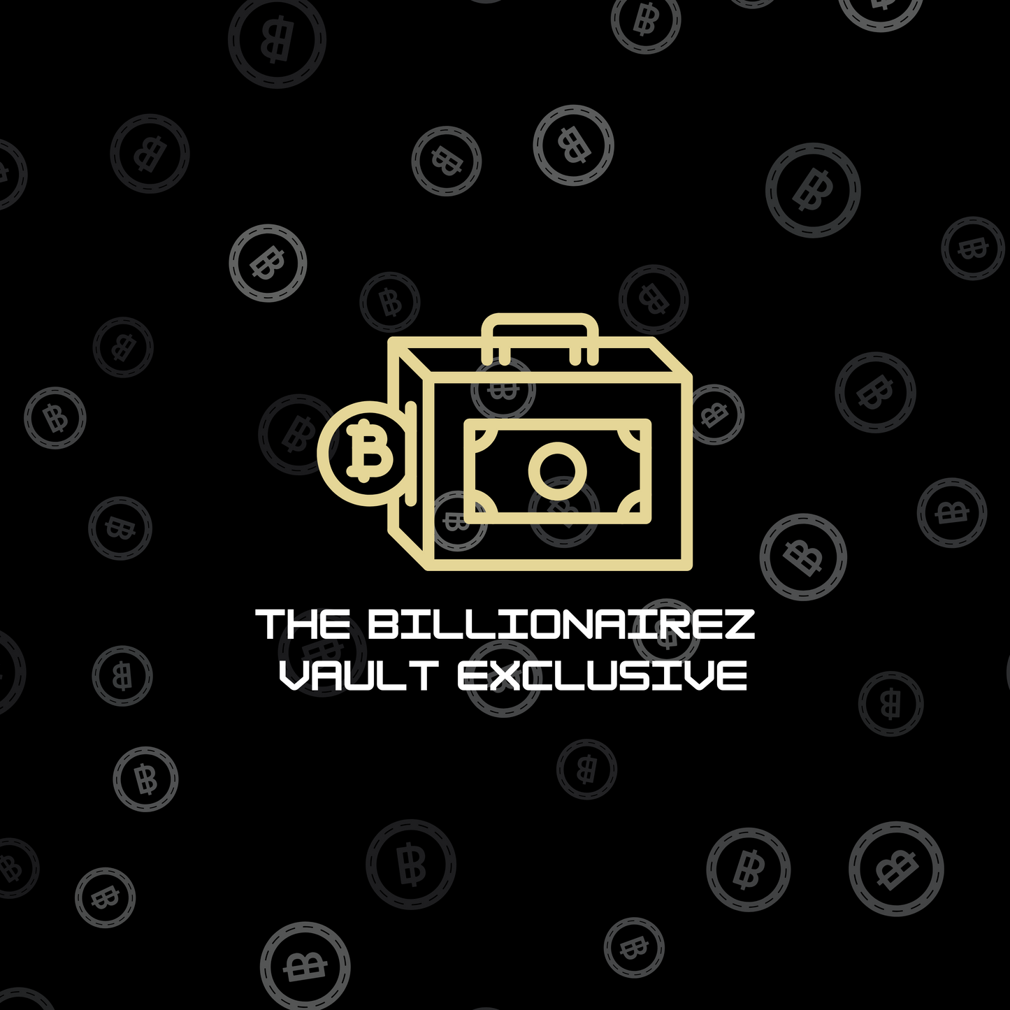 BillionaireZ Vault Edition®️ Gold Crypto Wealth Oversized T-Shirt – Limited Edition