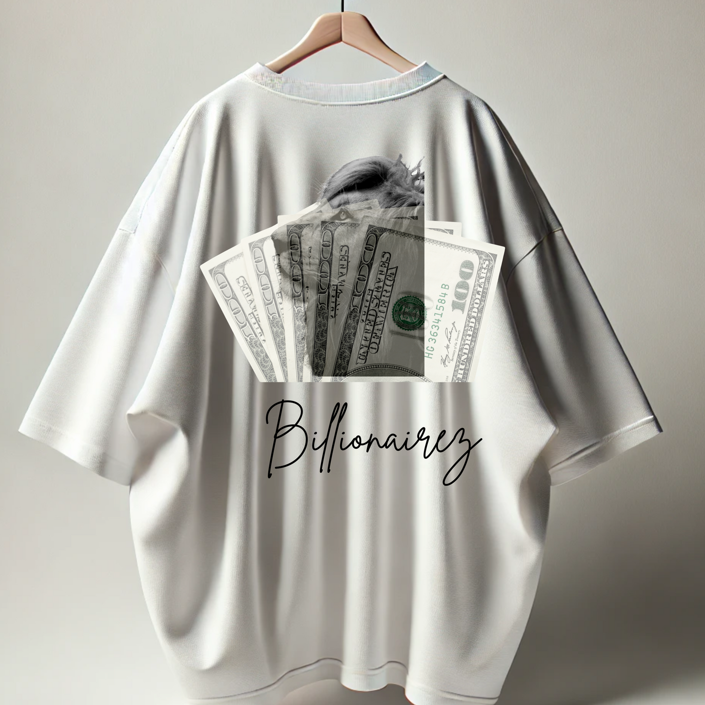 BillionaireZ “Stacked Rich” Oversized Tee