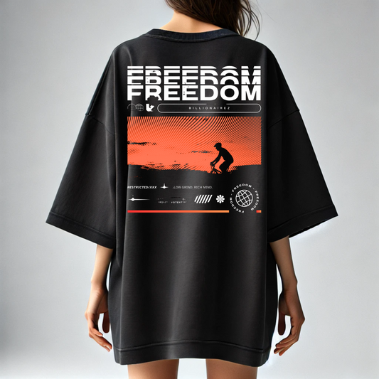 BillionaireZ “Freedom Flex” Oversized Tshirt