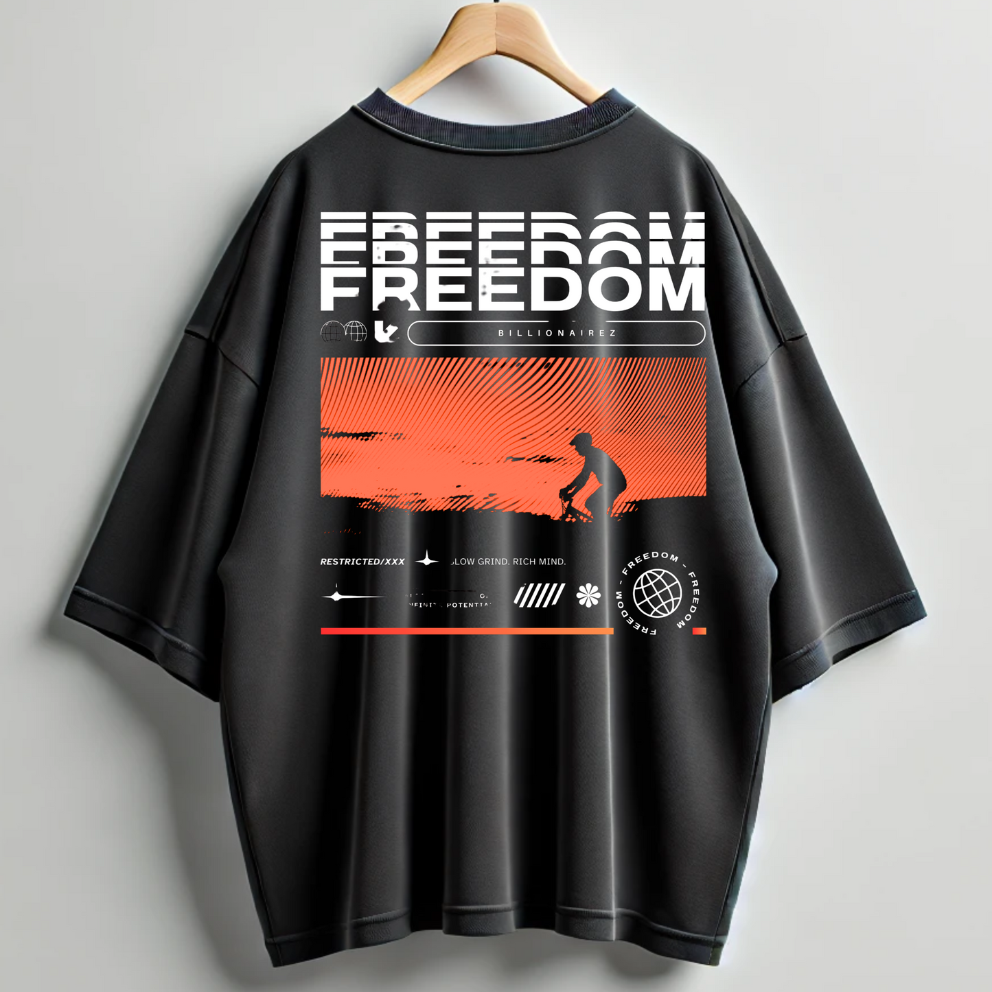 BillionaireZ “Freedom Flex” Oversized Tshirt