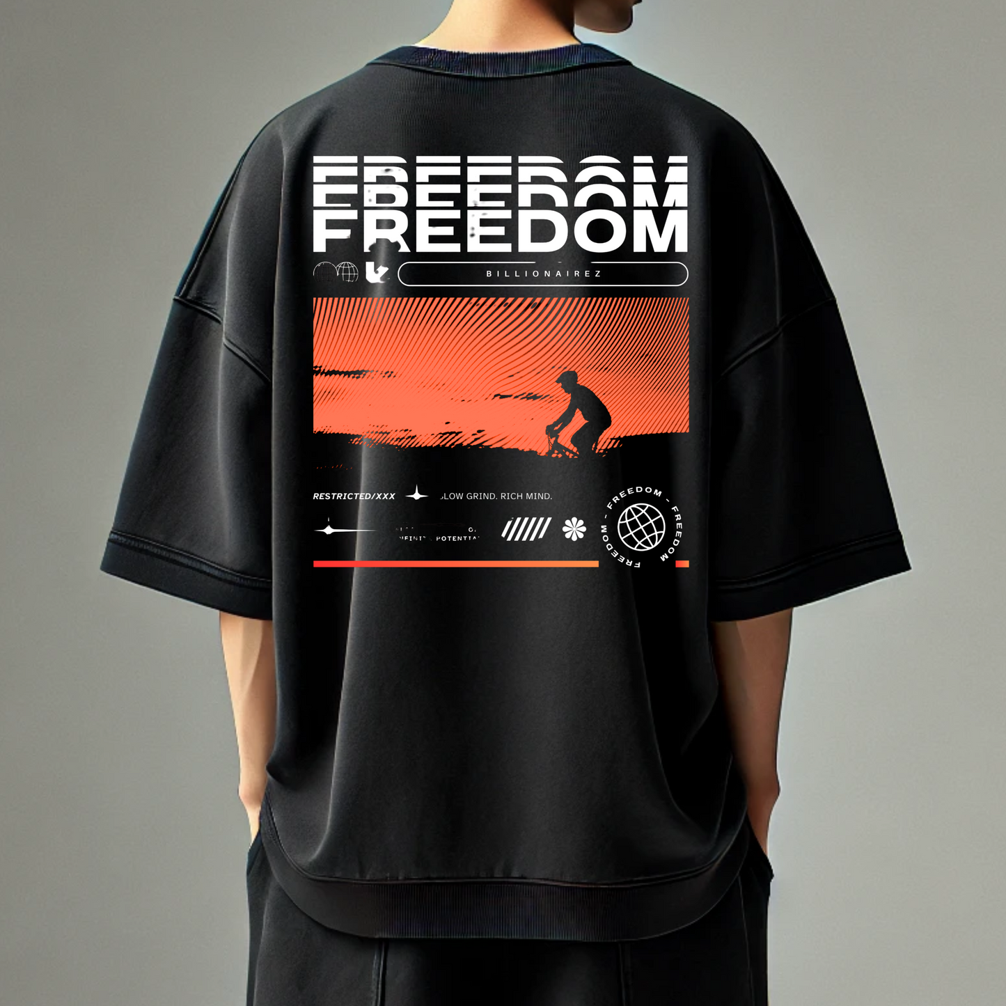 BillionaireZ “Freedom Flex” Oversized Tshirt