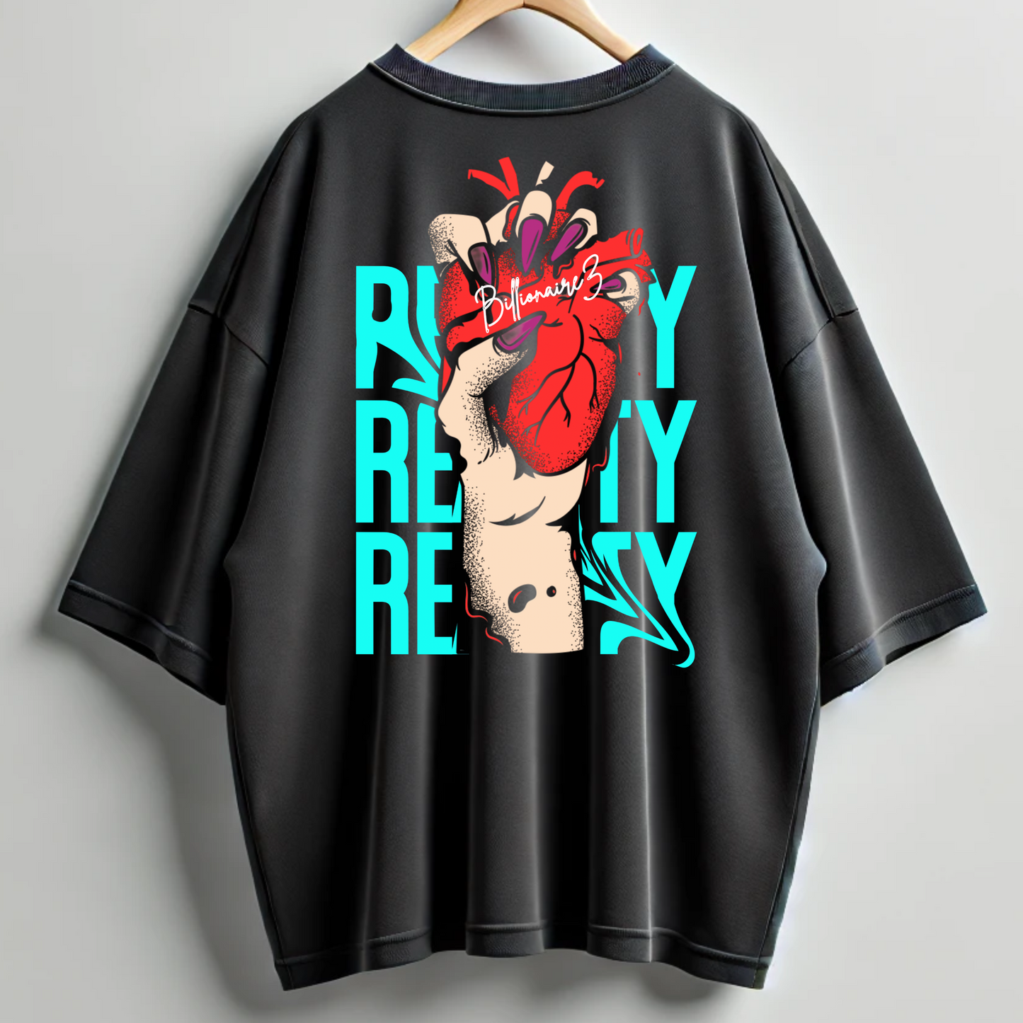 BillionaireZ “Trapped Heart – Pressure Built” Oversized Tee