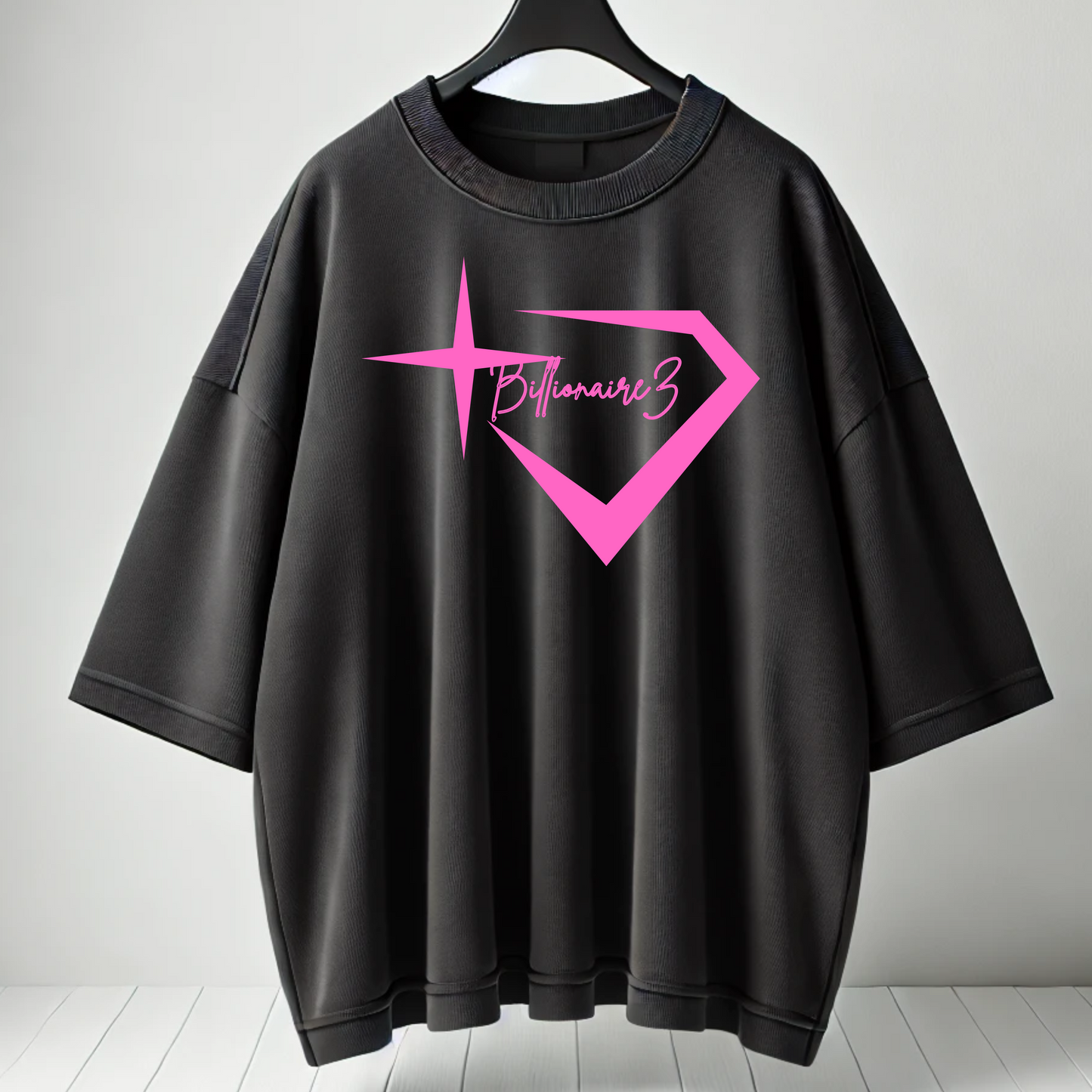 BillionaireZ “Cuddle, Cash, Confidence” Oversized Tee