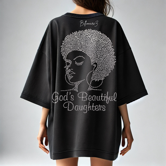 BillionaireZ “Divine Sparkle” Oversized T-Shirt