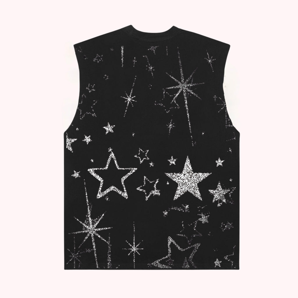 BZ Starlit Rhinestone Sleeveless Tank