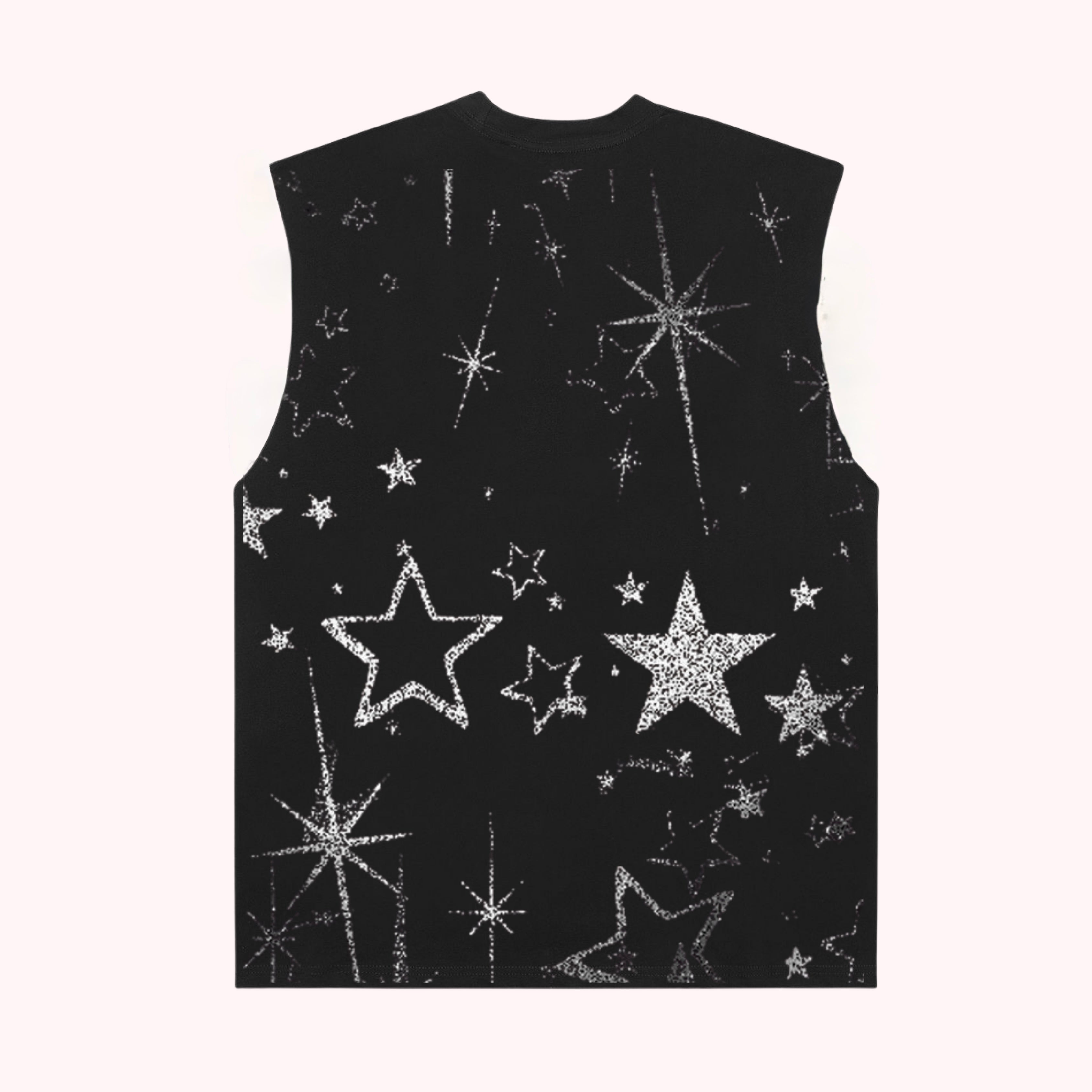 BZ Starlit Rhinestone Sleeveless Tank