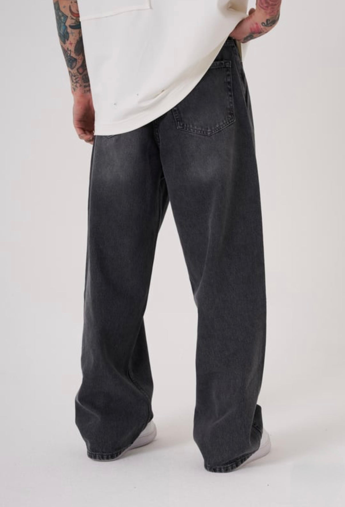 Noir Drift Washed Denim – BillionaireZ Street Series
