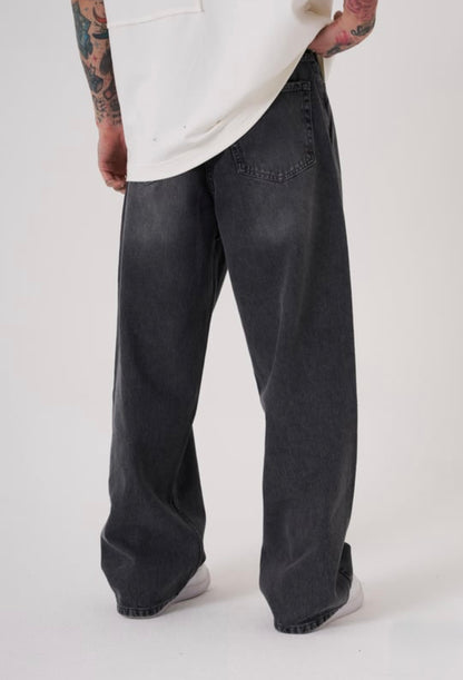 Noir Drift Washed Denim – BillionaireZ Street Series