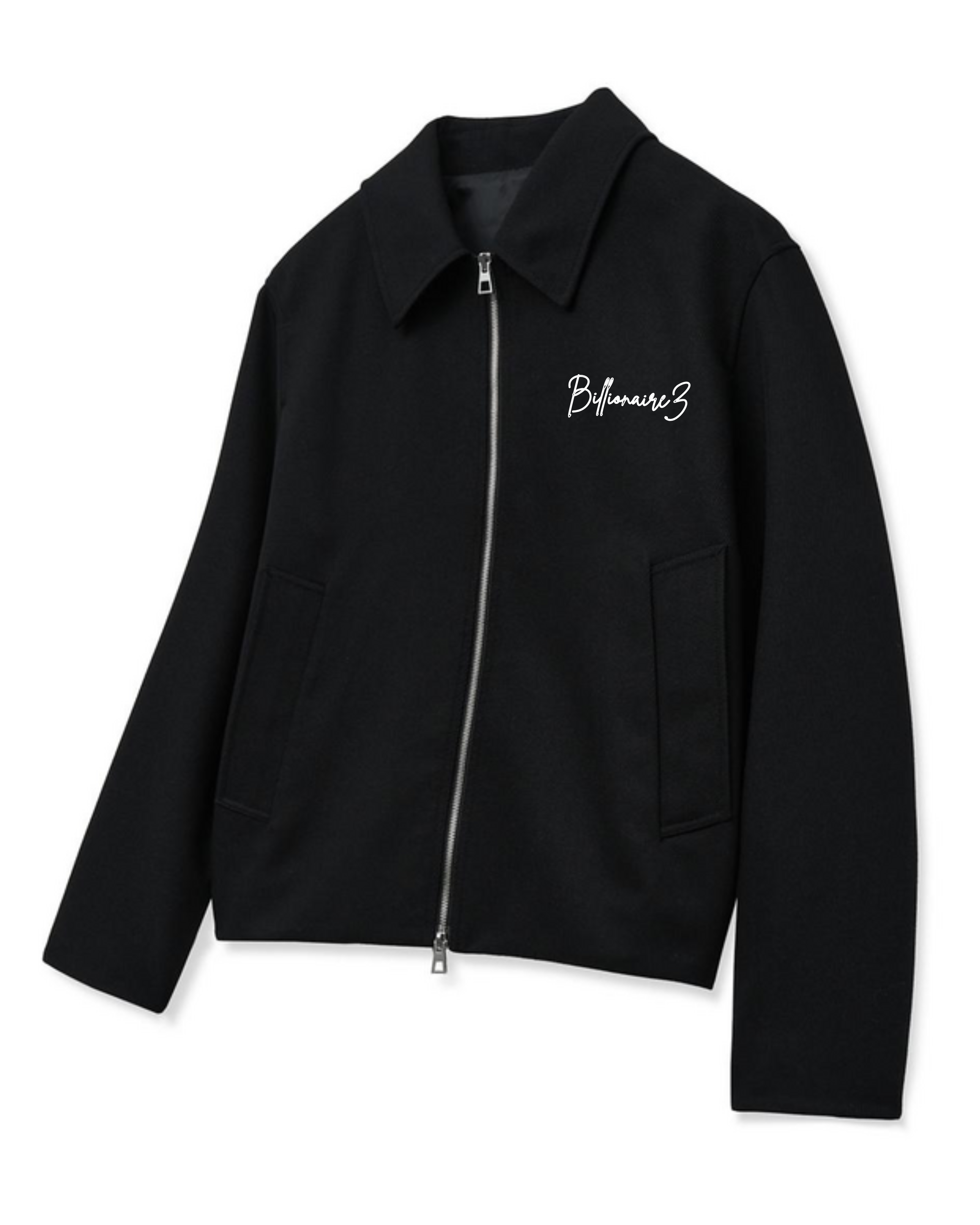 BillionaireZ Noir Authority Zip Jacket