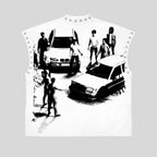 Millionaire Mindset Sleeveless Tee – White